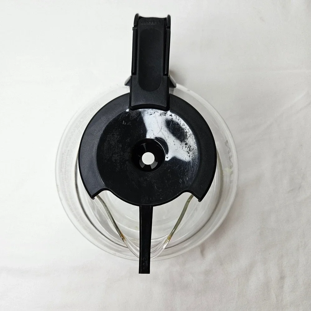 BUNN 10 Cup Glass Coffee Carafe Replacement Pot Black Handle Germany Made‎